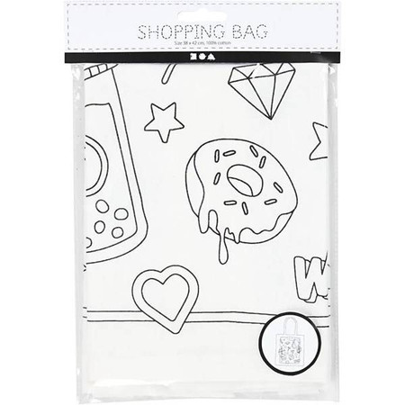 Torba z długą rączką we wzory