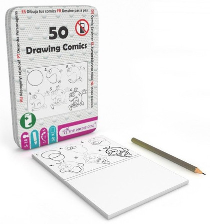 Podróżne łamigłówki The Purple Cow - 50 Rysowanie komiksów