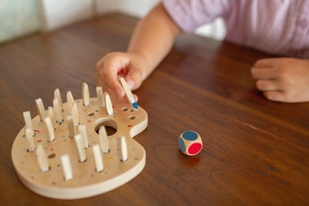 BS Toys Drewniana gra pamięciowa Kolorowe pędzle