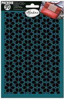 Szablon samoprzylepny 3D Geometr. Kwiaty