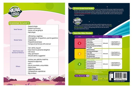 Komiks dla dzieci po angielsku Vera The Alien Hunter Level 3 Część 3