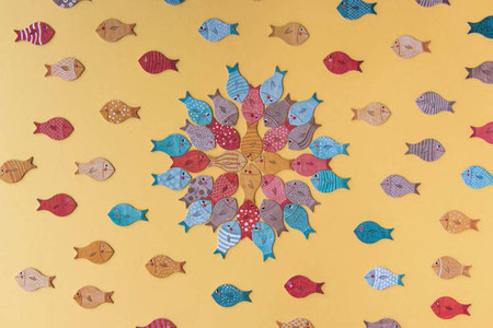 Układanka Wieloryb i rybki | Londji®