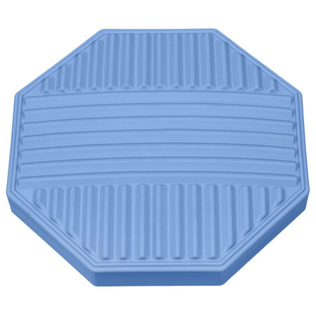 Ośmiokąty sensoryczne różne faktury 4szt.