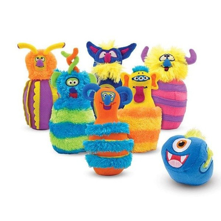 Potworki - pluszowe kręgle dla najmłodszych 12210- Melissa & Doug, gry dla dzieci