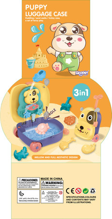 WOOPIE Zestaw do Piasku 3w1 Walizka Piesek + Zabawka Wodna