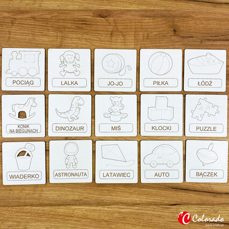 Układanka Tematyczna– Zabawki