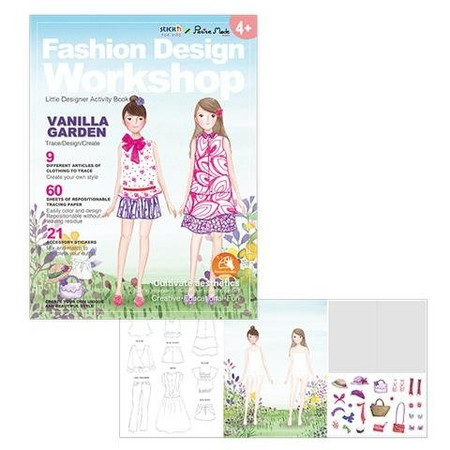 Książka do zabawy Zaprojektuj Strój Ogrodowe Inspiracje