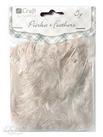 Piórka 5-12cm 5g beżowe dp Craft