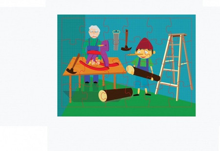 Puzzle Pinokio 24 el. The Purple Cow