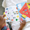 Drewniana tablica aktywności z okienkami Domek Melissa & Doug