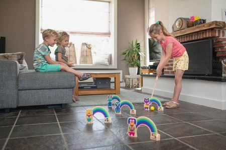 BS Toys, Drewniany krykiet Tęcza