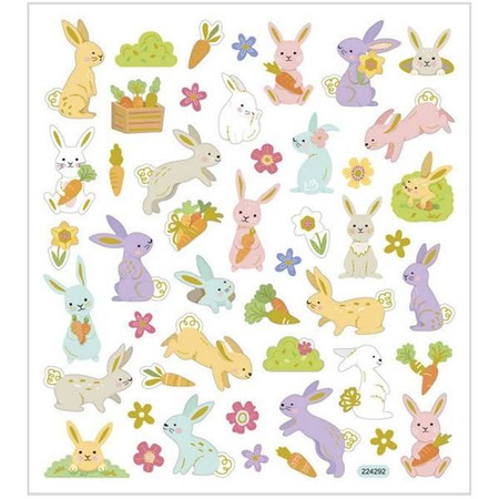 Naklejki Wielkanocne Zajączki