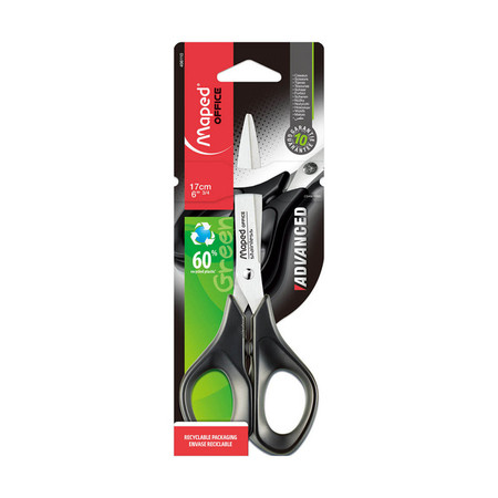 Nożyczki Advanced Green 17 Cm Symetryczne Blis.