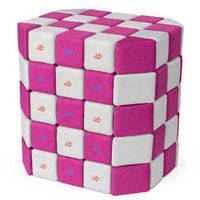 Materiałowe klocki magnetyczne XXL JollyHeap 100 szt. BASIC