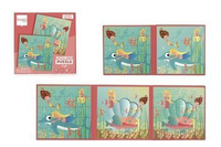 Scratch, Puzzle magnetyczne - książka podróżna Syrenki 2 obrazki 40 elem.