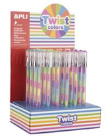 Długopis żelowy Apli - Twist Colors