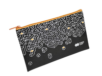 Piórnik saszetka płaski z zamkiem JUST Happy Color