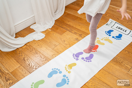 Mata Animacyjna Skaczące Stópki LATO kraby 50x300 cm