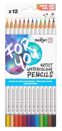 Kredki akwarelowe Darwi 12 kolorów