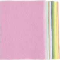 Filc 10 ark. A4 Kolory pastelowe