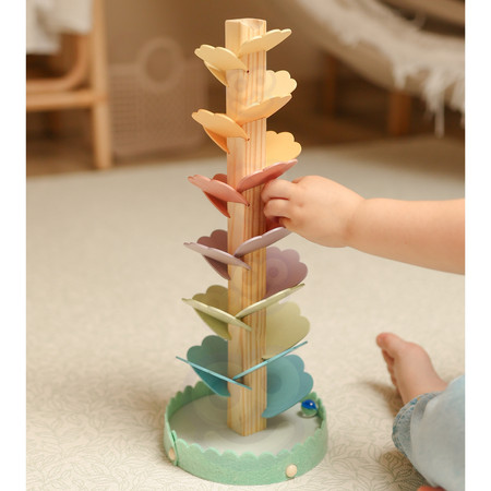 WOOPIE GREEN Drewniany Kulodrom Muzyczne Drzewko Tęczowe