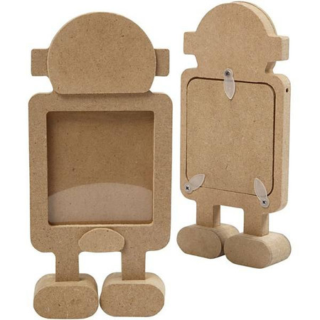 Ramka z MDF - Robot  H: 17 cm