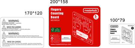 Nauka Liczenia Tablica Edukacyjna Drewniana Masterkidz