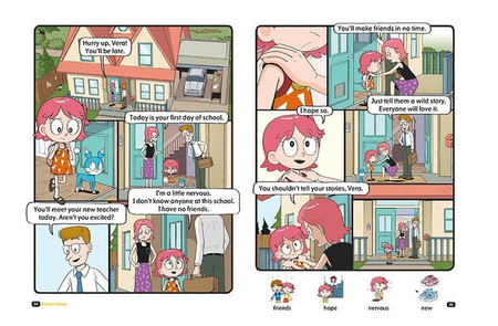 Komiks dla dzieci po angielsku Vera The Alien Hunter Level 2 Część 3