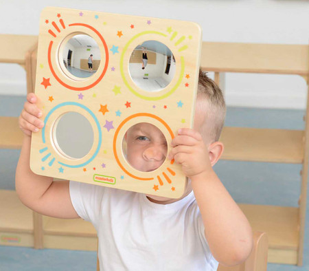 Sensoryczna Tablica Lustra I Soczewki Zakrzywienia Obrazu Masterkidz