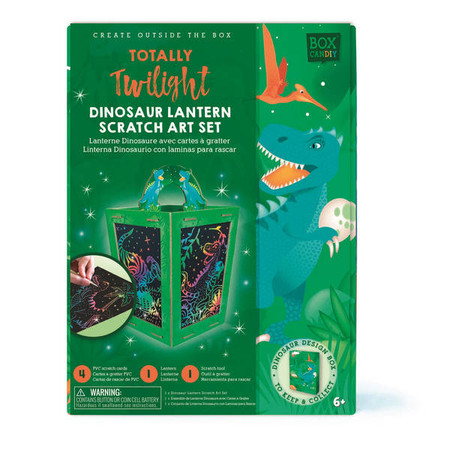 Box Candiy, zestaw kreatywny zdrapka Lampion DINO