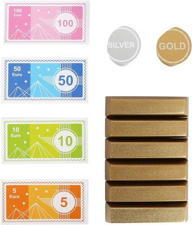 Drewniany sejf Bankowe bezpieczeństwo 12012-Small Foot, zestaw kreatywny