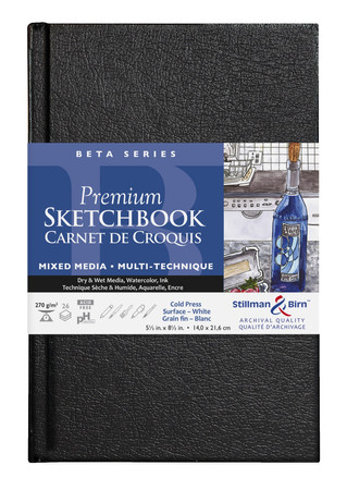 Szkicownik Beta 14x21,6 cm 270gsm Tw.Op.