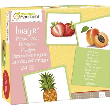 Karty z obrazkami Owoce Flashcards Fruits