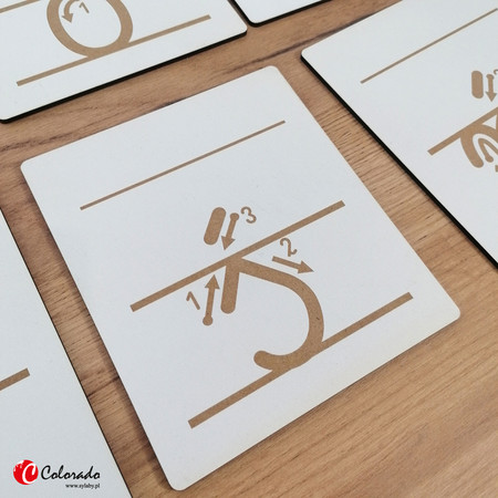 Litery diakrytyczne do nauki pisania (małe litery)