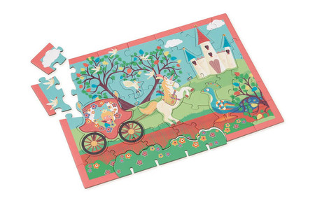 Scratch, Puzzle 2w1 - 2D i 3D scenografia Księżniczka