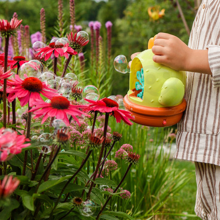 WOOPIE Elektryczna Maszyna Do Baniek Mydlanych Kaktus Efekty Dźwiękowe i Świetlne