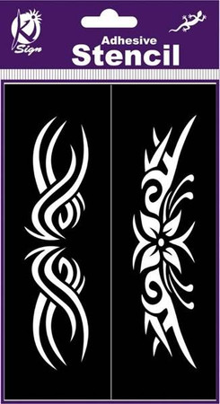 Szablon 12x18 cm Tribal 8