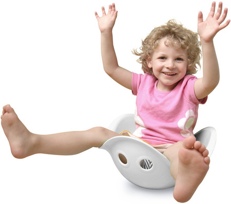 Zabawka kreatywna muszelka Bilibo liliowe