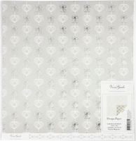 Papier ozdobny Silver angels 30,5x30,5cm 180g 3 arkusze edycja limitowana