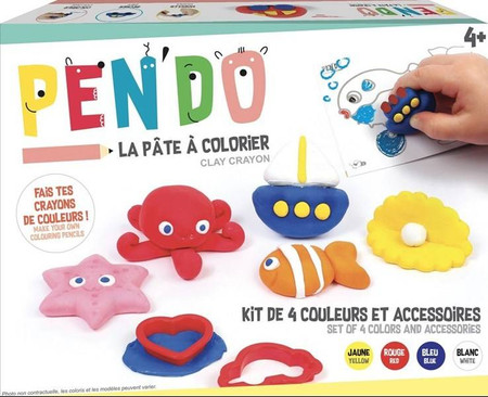 Zestaw z Masą do tworzenia kredek 4x30 g