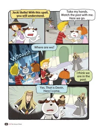 Komiks dla dzieci po angielsku Magic Adventures Level 2 Część 5