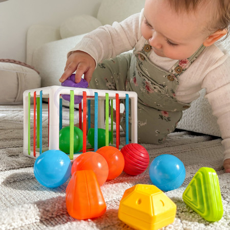 WOOPIE Elastyczna Kostka Sensoryczna Sorter dla Dzieci 13 el.