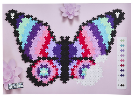 Plus-Plus Mini, Puzzle po numerach 800 szt - Motyl
