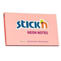 Notes Samoprzy.127mmx76mm Różowy Neon