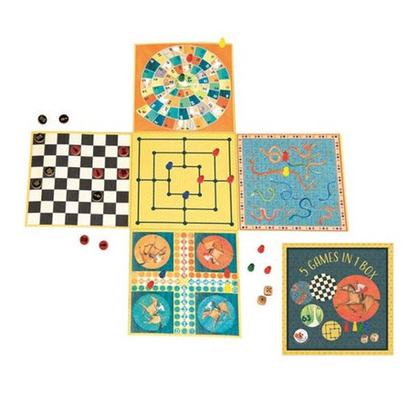 Planszowe gry rodzinne 5 w 1 | Egmont Toys® 