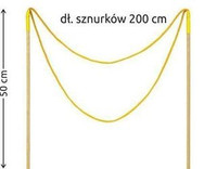Kijki Sznurek do dużych baniek mydlanych ,,Pętelka’’ Słupskie Bańki Mydlane