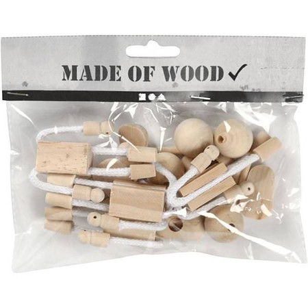 Ludzik do złożenia z drewna