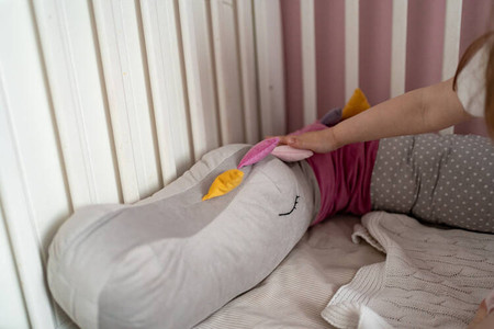 Dream Dragon przytulanka, ochraniacz do łóżeczka Niebieski