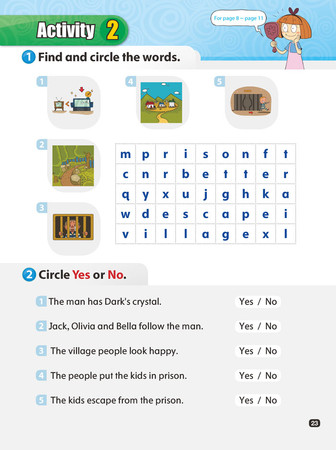 Komiks dla dzieci po angielsku Magic Adventures Level 3 Część 4