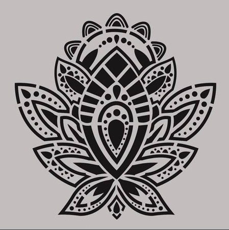 Stemple silikonowe z szablonem Kaszmir